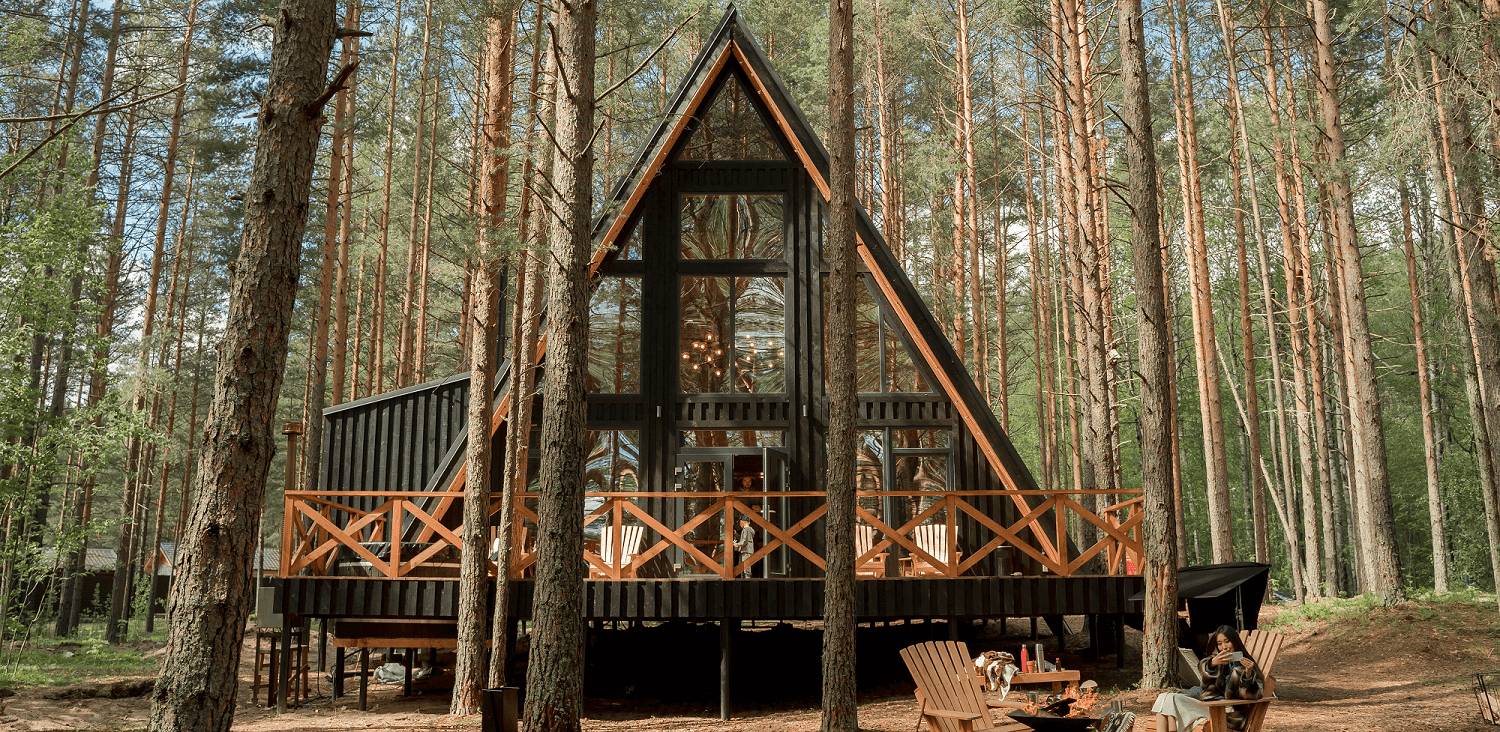 A-frame house in the woods | Designing an A-Frame House | Dean Larkin Design