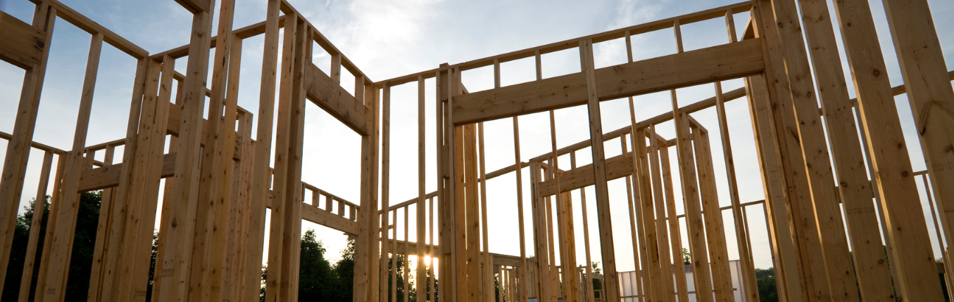 wood construction site - rebuilding architecture after loss - Dean Larkin Design