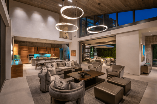 Latimer | Living Room | features of contemporary architecture design | Dean Larkin Design