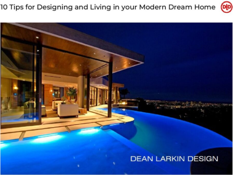 10 tips for designing and living in your modern dream home