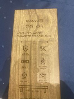 Accoya wood product at Bond event - architectural design innovations at Bond event - Dean Larkin Design