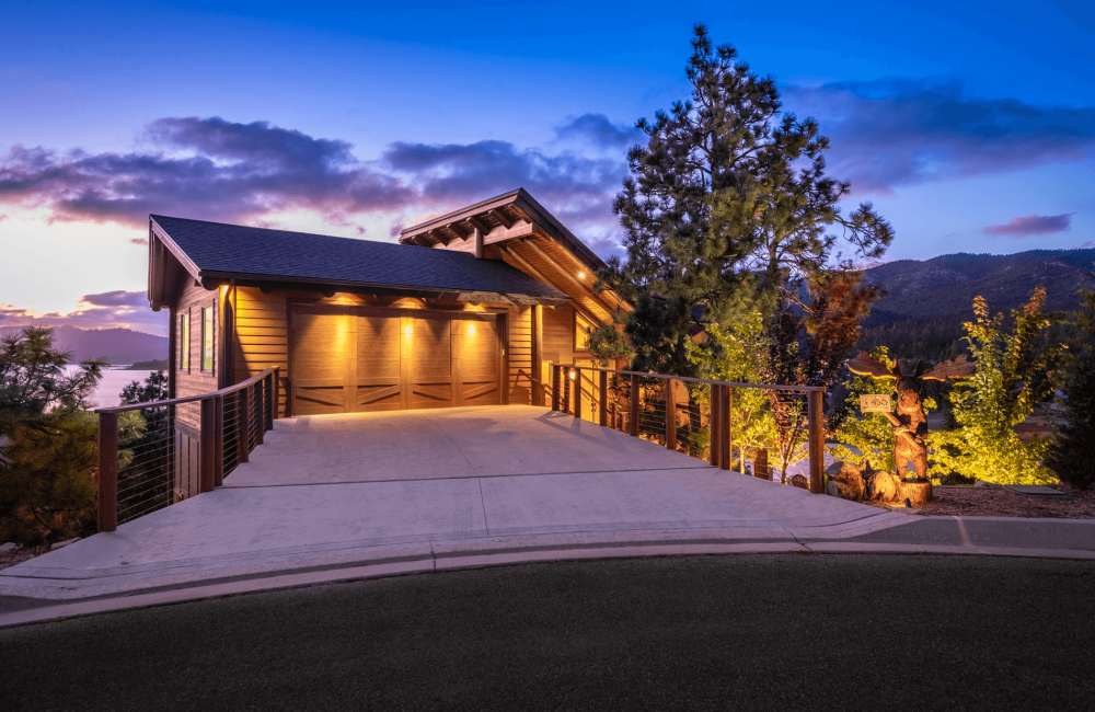Eagle Lake Project - Driveway and garage - Dean Larkin Design