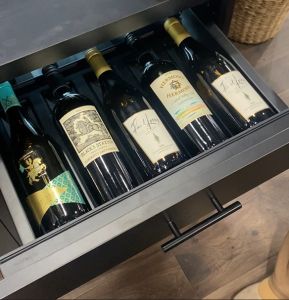 Wine Drawer Open| Top Design Innovations | Dean Larkin Design