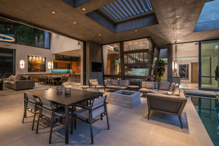 Latimer loggia - fire-hardened design - Dean Larkin Design