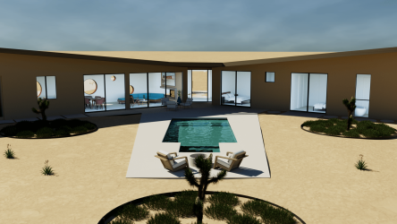 Back Yard From Above | Faith Yucca Valley | Dean Larkin Design