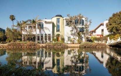 Lighthouse surrounded by home on 2 sides- Grand Canal Project - Dean Larkin Design